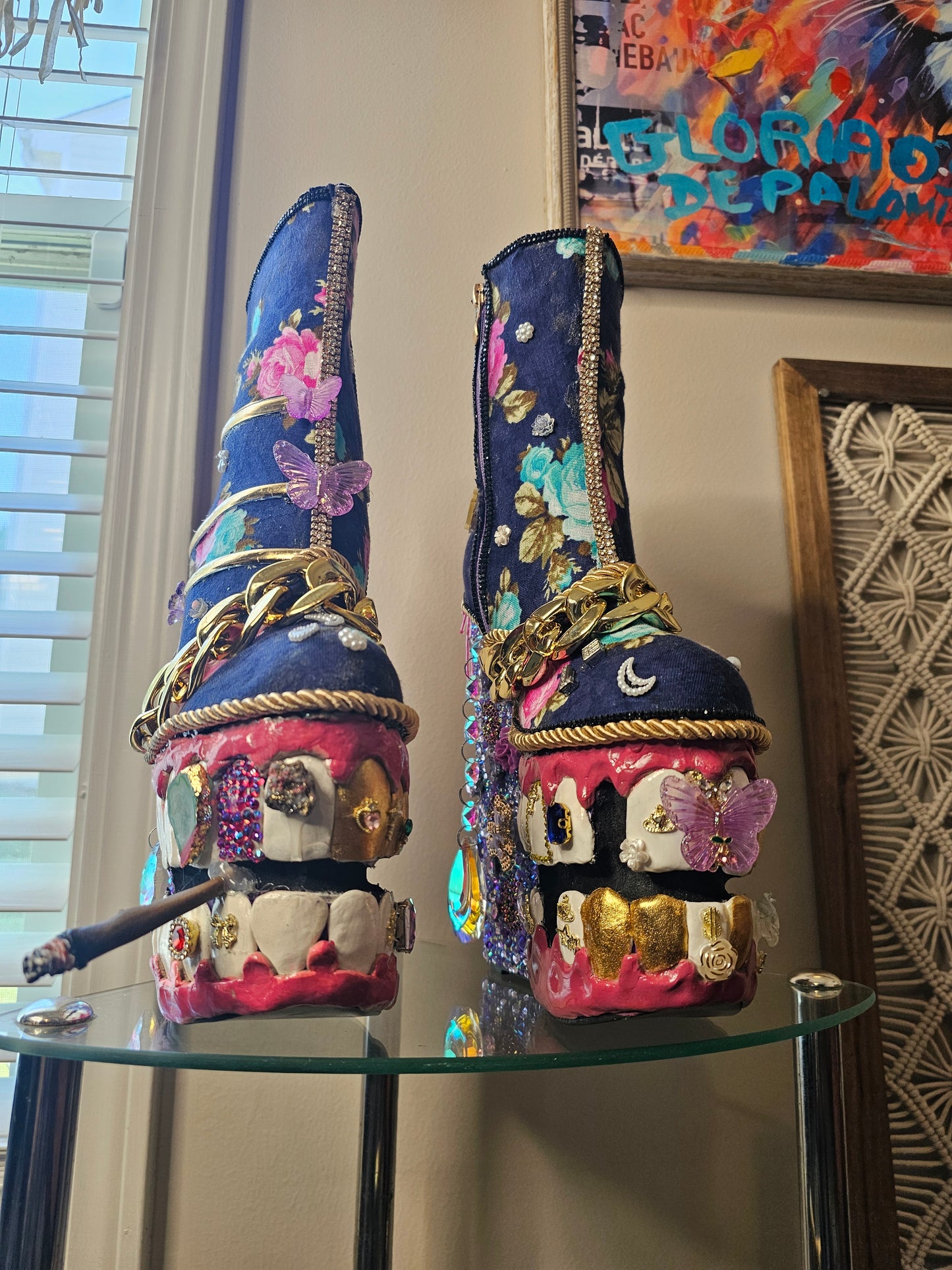 Gold Teeth Heels - Rich Auntie - Recovered Addict