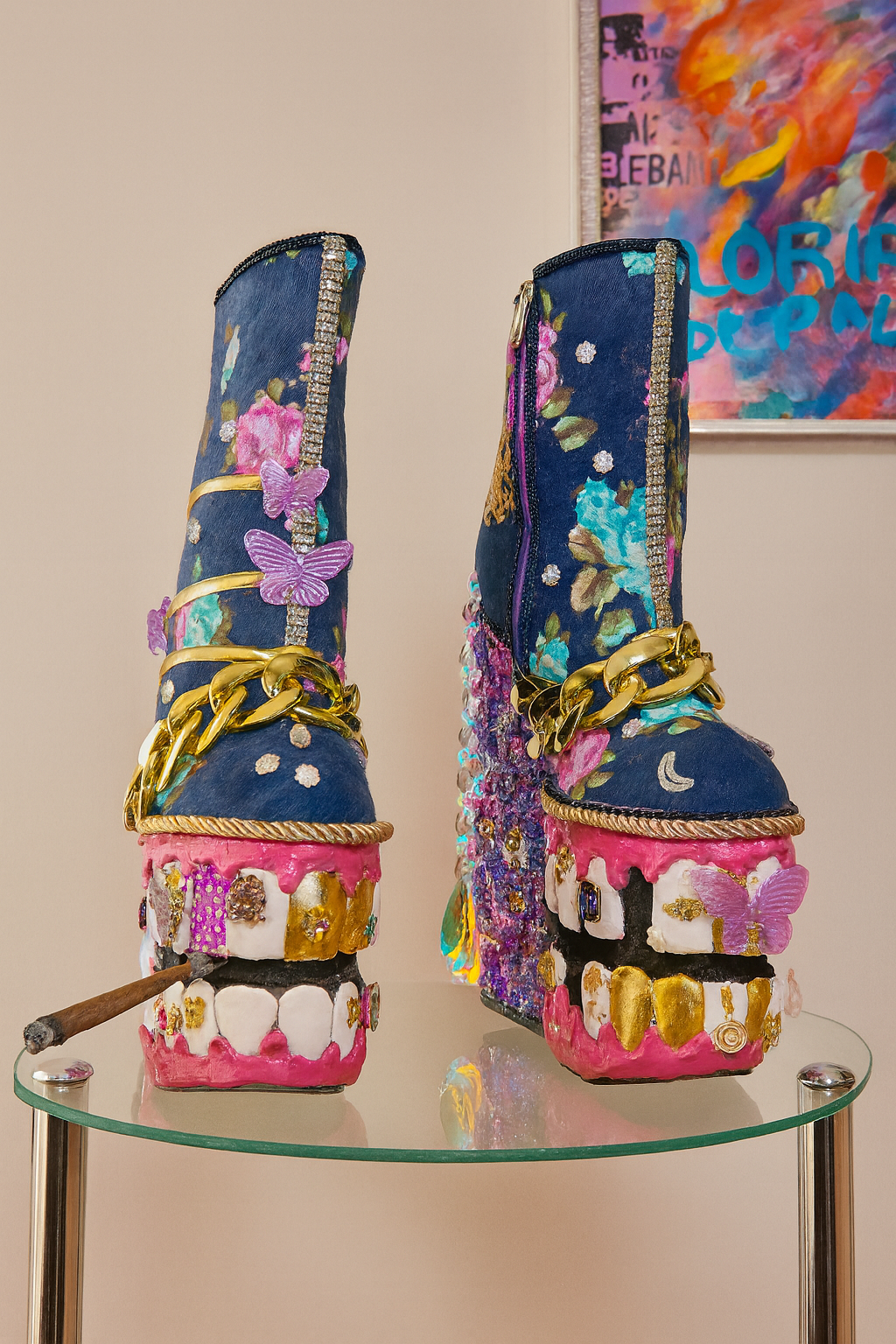 Gold Teeth Heels - Rich Auntie - Recovered Addict