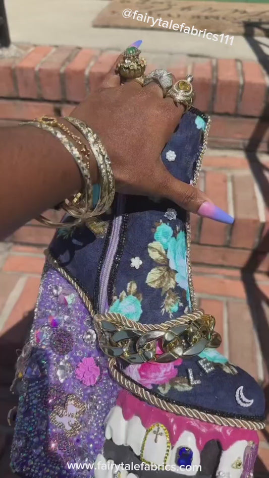 Gold Teeth Heels - Rich Auntie - Recovered Addict