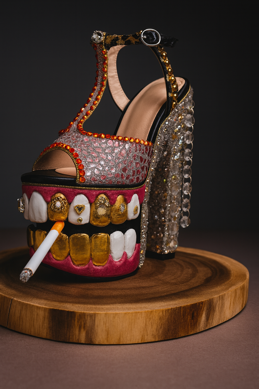 Gold Teeth Heels